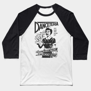 Vintage Danceteria Defunct Nightclub NYC 70s DJ Live Music Baseball T-Shirt